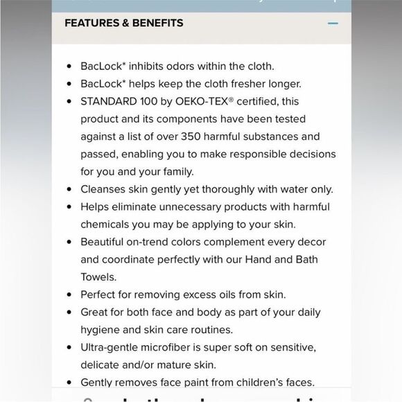 Norwex Face and Body Cloths Set of 3 in Denim NWT - Picture 7 of 8